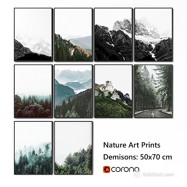 landscape painting texture