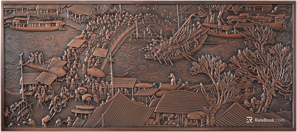 three-dimensional physical painting texture