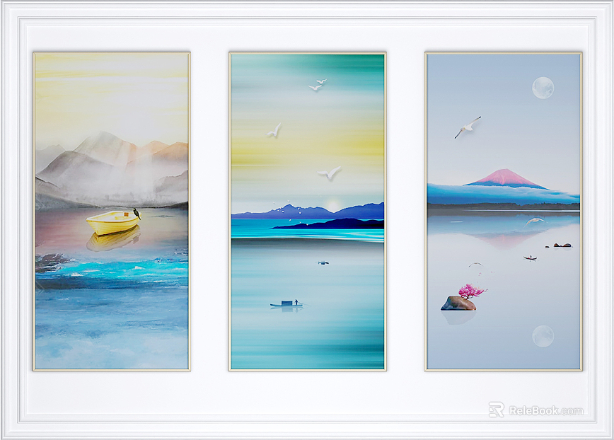 landscape painting texture