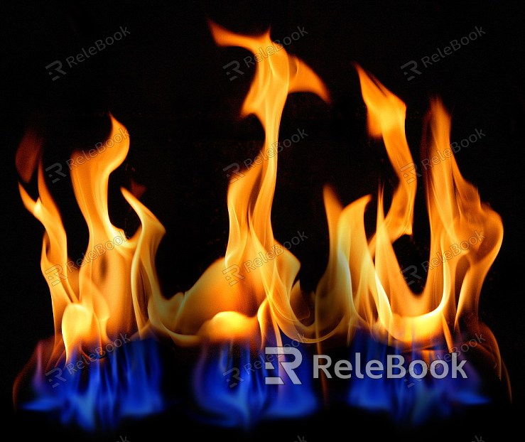 Flame texture texture