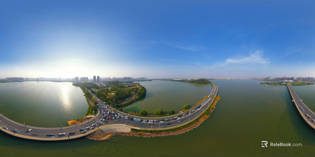 HDR Ecological Rivers and Lakes Scenery Panorama texture