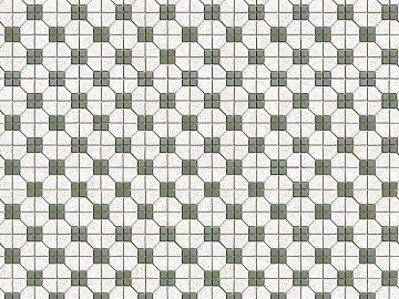 Checked Brick Green Diamond Geometric Tile Seamless texture (ID:ffhje401)