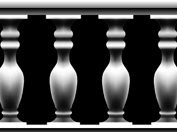 Black and White Bump Cylinder Texture Decoration Component texture (ID:ffaeh925382)