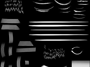 Black and white stroke brush design material texture (ID:ffaeh904386)