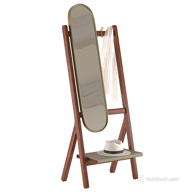 Deep walnut full-wear mirror bedroom furniture texture