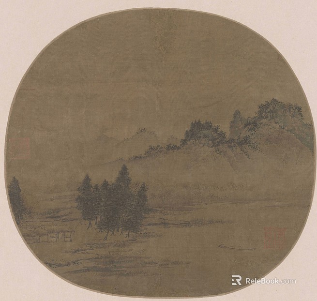 landscape painting texture