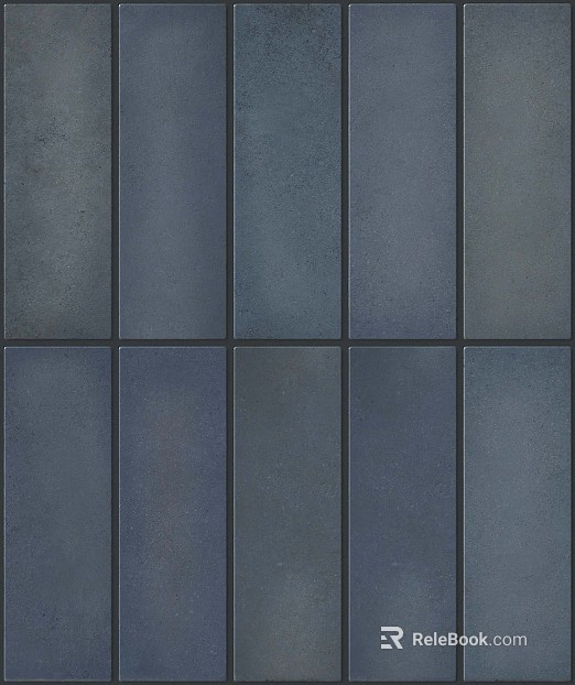 Modern Minimalist Blue Strip Brick texture