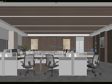 Dark Brown Wood Grain Office Space Wall Panel texture (ID:ffaeh132336)