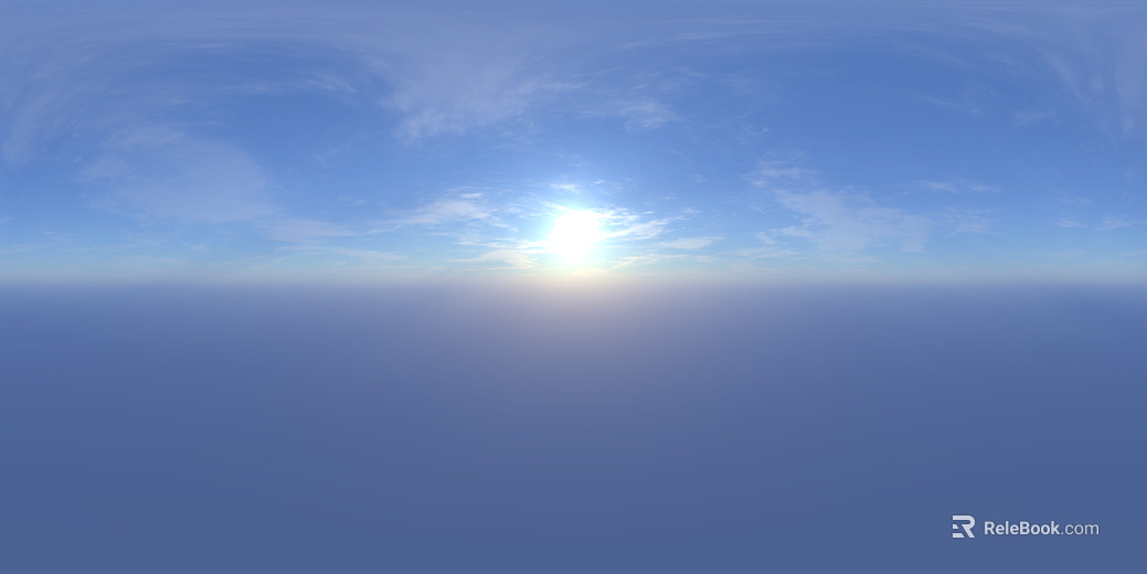 Sunrise Sunset Cloudy Blue Sky Landscape Landscape HDR Panoramic Map texture