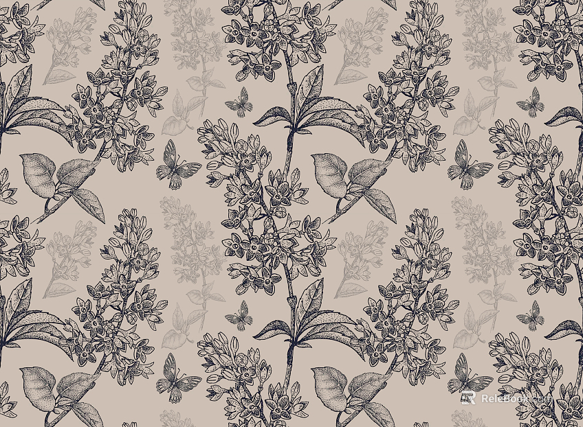 animal and plant pattern texture