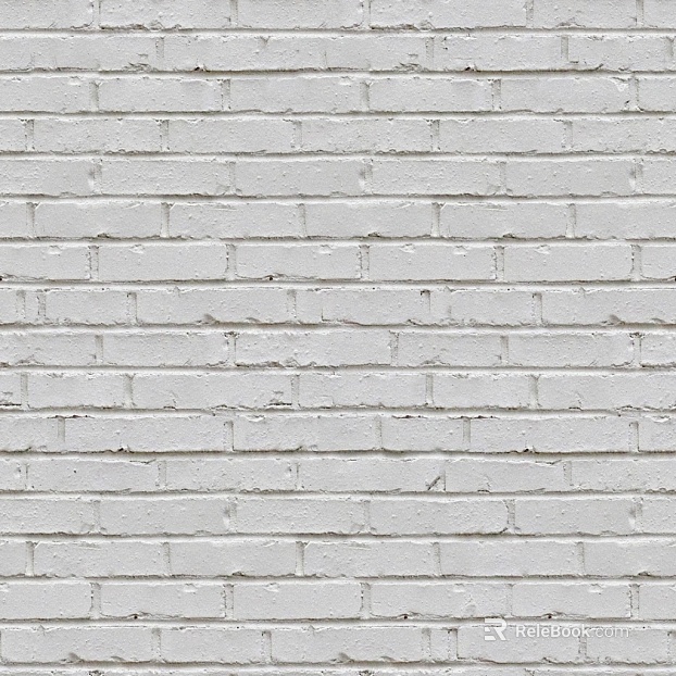 Brick wall white bump texture brick seamless texture