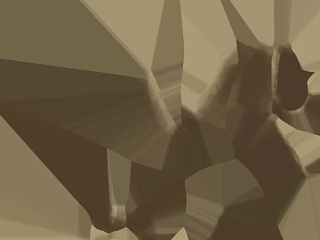 Curry color geometric art paint wall texture (ID:ffaeh361939)