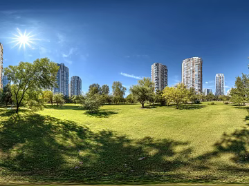 outdoor lawn blue sky white clouds texture (ID:ffach718388)