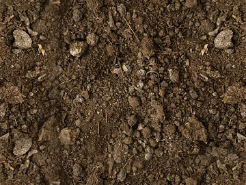 Dark brown soil, outdoor ground texture (ID:ffaeh235146)