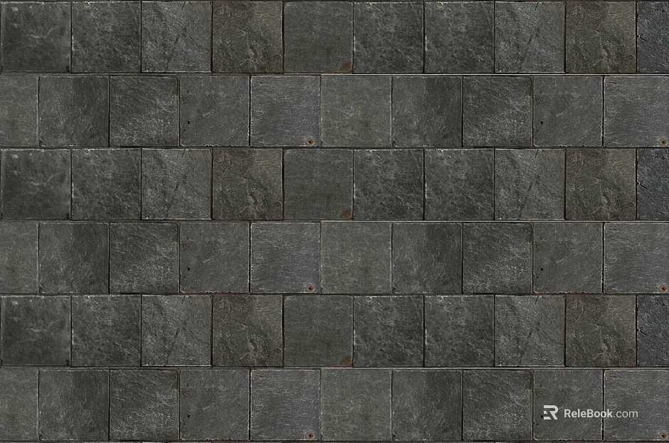 Brick wall green gray wall brick texture