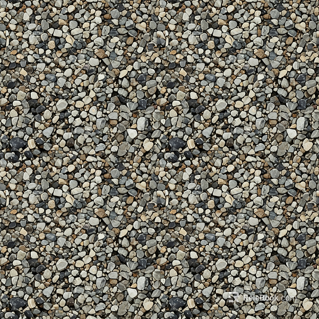 Gravel road texture