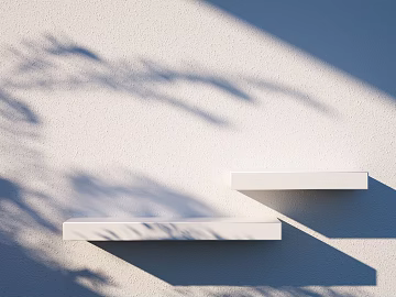White micro-cement wall shelf background texture (ID:ffaeh903321)
