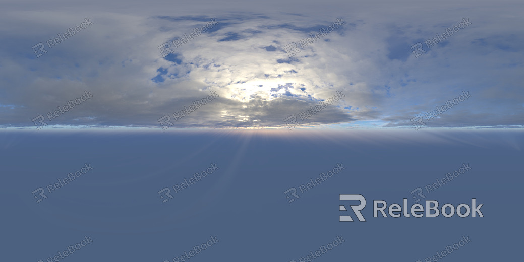 Sunrise Sunset Cloudy Blue Sky Landscape Landscape HDR texture