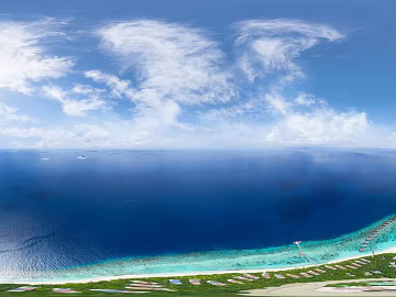 Maldives Sea View Sky HDR texture (ID:ffach751268)