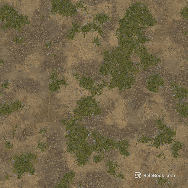 sandy grassland texture