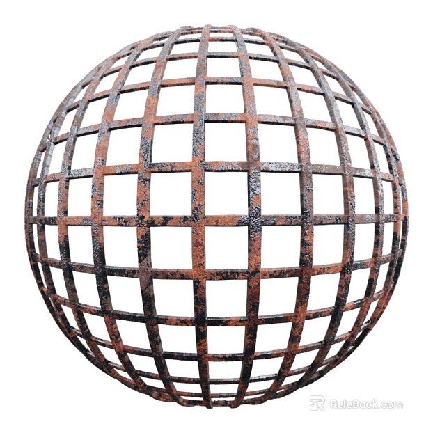 Iron net PBR texture