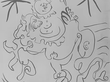 black and white painting texture (ID:ffaag88640)