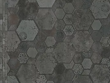 Hexagonal tile texture (ID:ffaeh817196)