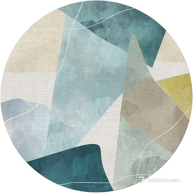 Round carpet texture