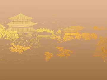 Grey lines pavilion landscape new Chinese tooling background texture (ID:ffach824308)