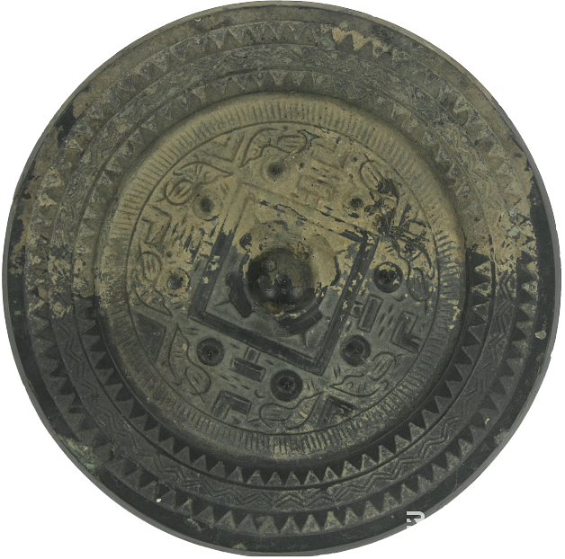 Black Bronze Pattern Bronze Mirror Cultural Relics Decoration texture