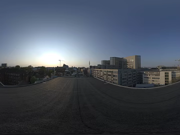 Dusk City Roof HDR texture (ID:ffabg92901)