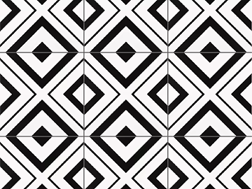 Tile black and white mosaic long lattice floor tile texture (ID:ffajg35810)