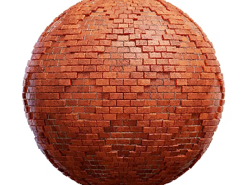 Brick wall PBR texture (ID:ffach642714)