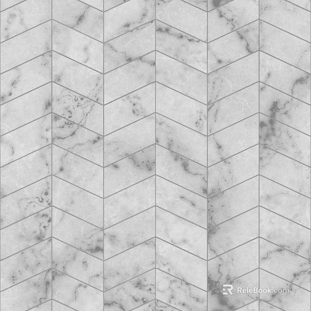 Light gray marble fishbone wall tile texture