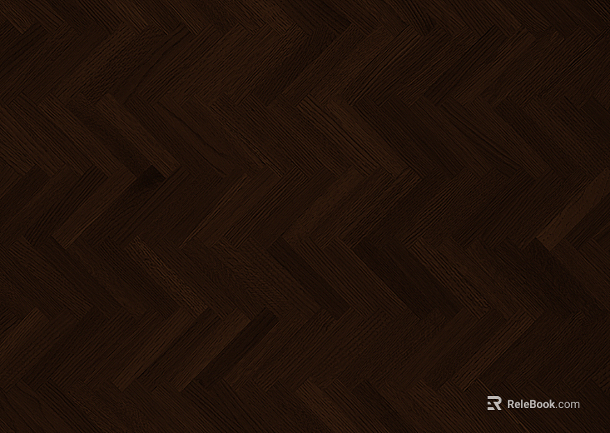 Modern dark fishbone wood flooring texture