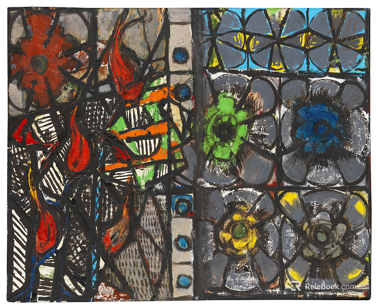 three-dimensional physical painting texture