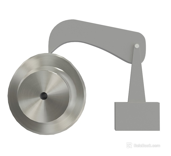 brushed stainless steel interior door handle texture