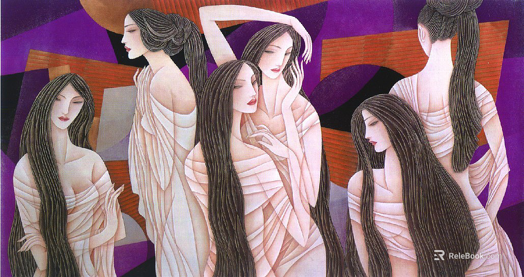figure painting texture