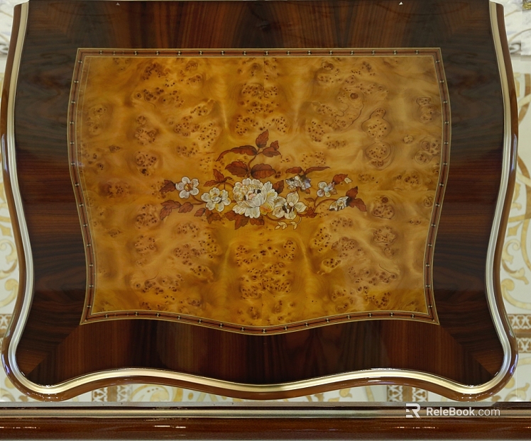 European-style yellow-brown wood parquet furniture countertop texture