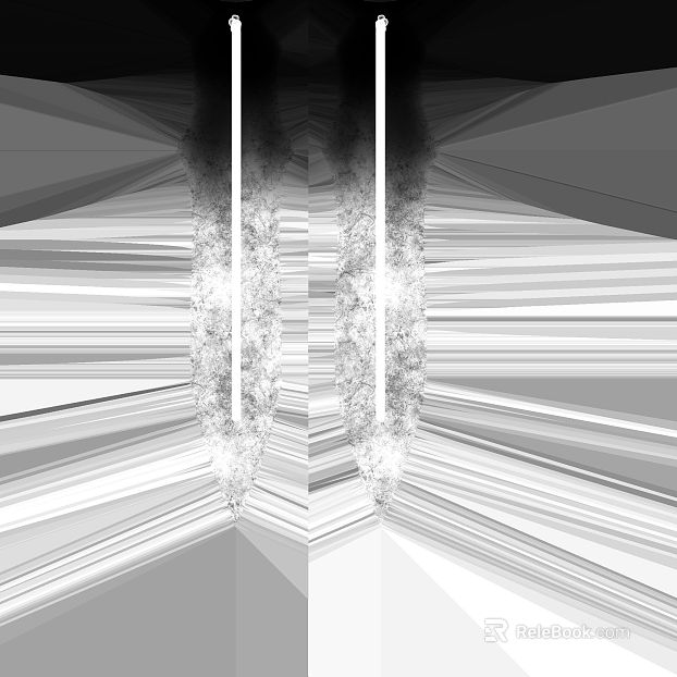 Black and white abstract light-and-shadow decorative painting texture