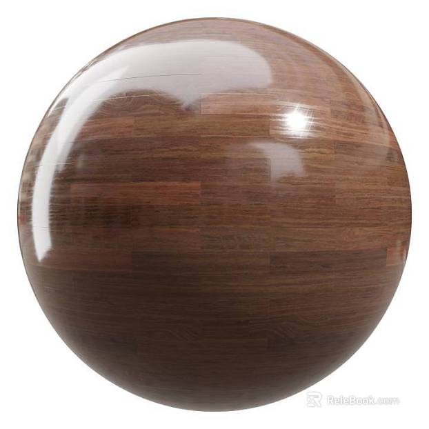 Wood grain brick PBR texture
