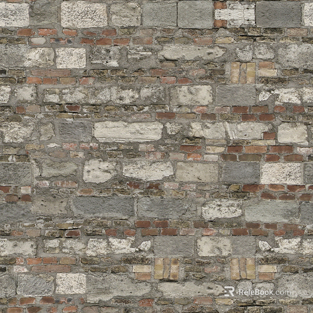 Outdoor building rock block stone wall brick wall ground texture