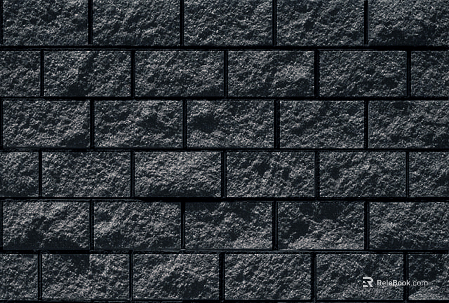 Culture Stone Black Hemp Culture Stone Wall Tile texture