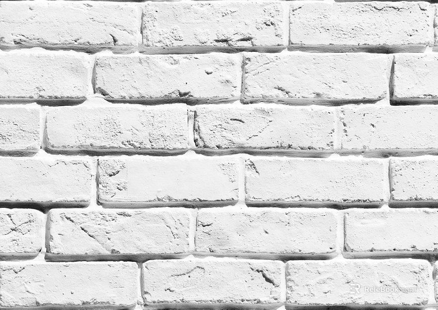 brick wall retro white tile texture