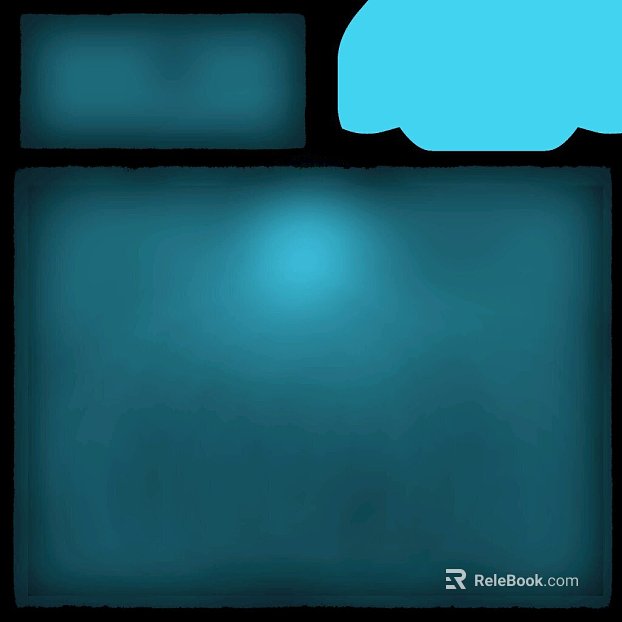 Cyan blue frosted glass decorative panel texture