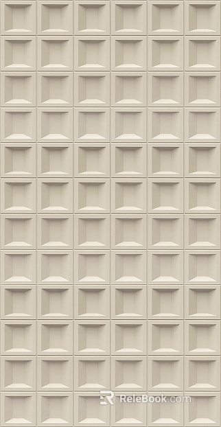 Beige Three-dimensional Square Wall Panel Wall Decoration texture