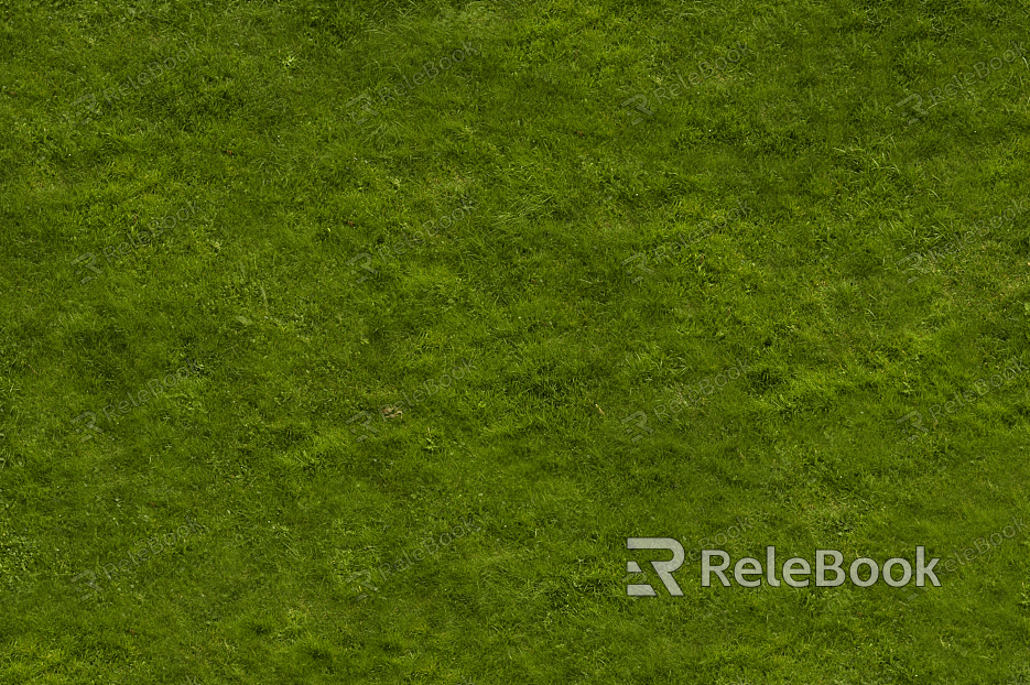 A lush, green turf carpet, neatly trimmed, stretches across the landscape under clear blue skies, dotted with small white flowers, presenting a tranquil and vibrant scene. 

(Please note that I can't actually view the image, thus the description is based on typical turf scenes.)