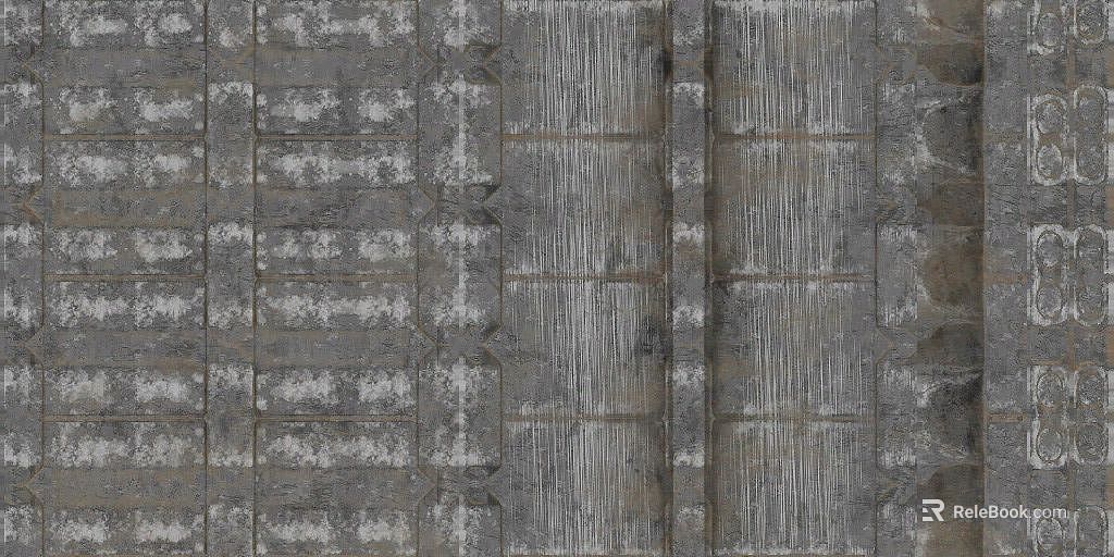 Grey old cement brick outdoor ground texture