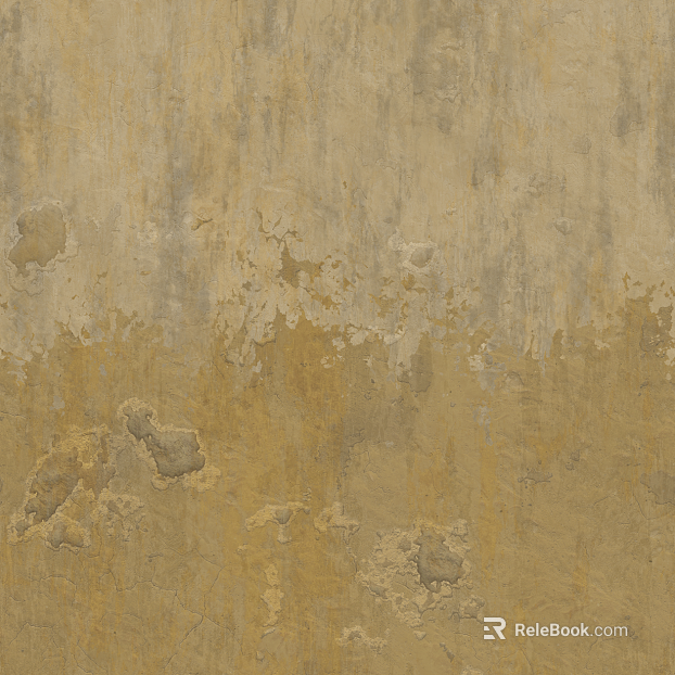 Yellow gray mottled art paint wall texture