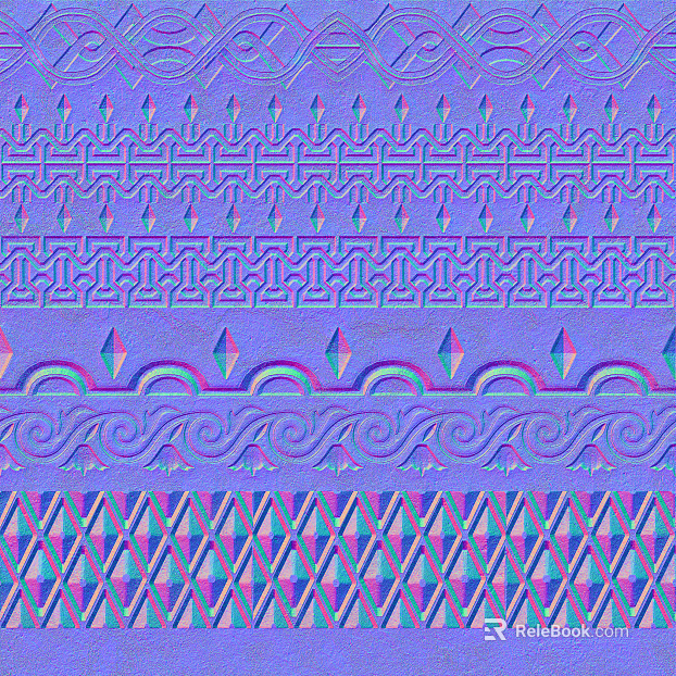 Purple Ethnic Style Decorative Fabric texture
